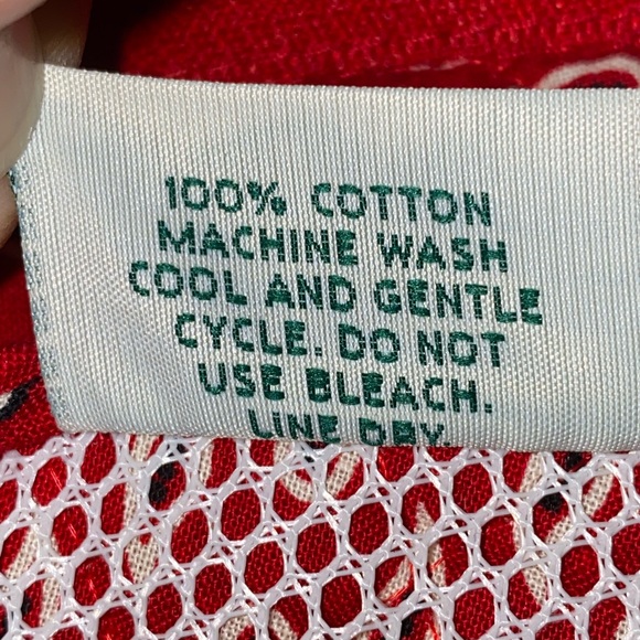 Vera Bradley Red Bandana Hanging Bag - Picture 7 of 11